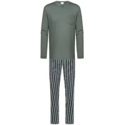 MEY Pyjama grey hunter  grau   XXL Herren