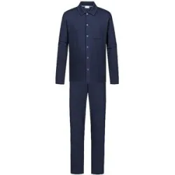 MEY Pyjama yacht blue blau   M Herren