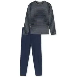 SCHIESSER Pyjama anthrazit  grau   54 herren