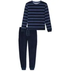 SCHIESSER Pyjama  dunkelblau   56 Herren