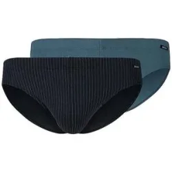 SKINY Slip 2er Pkg. COTTON MULTIPACK parisianbluestripes selection blau   L herren