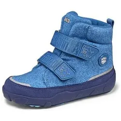 AFFENZAHN Kinder Winterstiefel WOLLE COMFY Elefant blau   25 baby