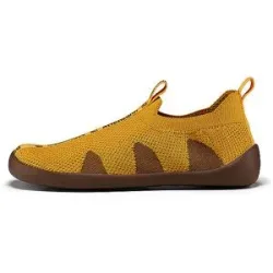 AFFENZAHN Kinder Barfußschuhe - Hausschuhe KNIT HAPPY Flinky Tiger gelb   22