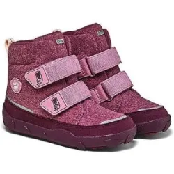 AFFENZAHN Kinder Stiefel WOLLE COMFY Otter dunkelrot   33
