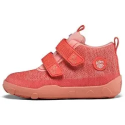 AFFENZAHN Kinder Barfußschuhe - Sneaker KNIT HAPPY Pony orange   28 baby