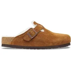 BIRKENSTOCK Clogs BOSTON SHEARLING SUEDE camel   40 damen