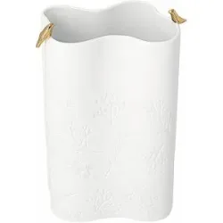 RAEDER Weihnachts Vase GOLDVOGEL 15,3x24,2cm Weiss weiss
