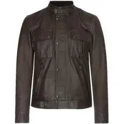 BELSTAFF Lederjacke GANGSTER braun   50 herren