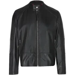 HUGO Lederjacke LIKOS schwarz   XXL Herren