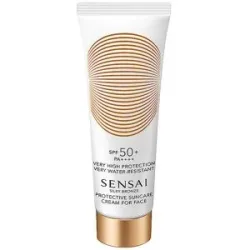 SENSAI Silky Bronze - Protective Suncare Cream For Face SPF 50+ 50ml damen