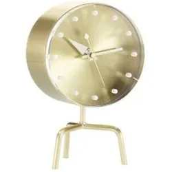 VITRA Uhr Tripod Clock (Messing) gold