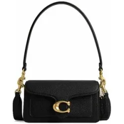 COACH Ledertasche - Umhängetasche TABBY  schwarz damen