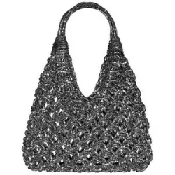 HIBOURAMA Tasche  - Henkeltasche VANNIFIQUE grau Damen