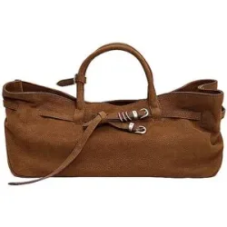 MARGESHERWOOD Ledertasche - Baguette Bag GRANDMA USED BAG braun damen