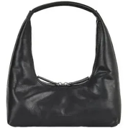 MARGESHERWOOD Ledertasche - Hobo Shoulder schwarz Damen