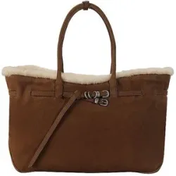 MARGESHERWOOD Ledertasche - Shopper GRANDMA USED BAG Large braun Damen