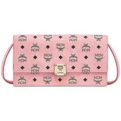 MCM Geldbörse AREN Large  rosa Damen