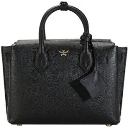 MCM Ledertasche - Henkeltasche MILLA schwarz Damen