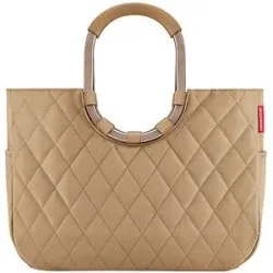REISENTHEL Tasche - Loopshopper Large Frame Rhombus Ginger  camel Damen