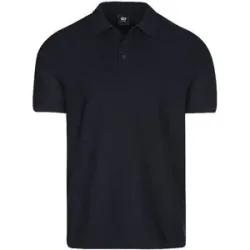 ALPHATAURI Strickpoloshirt FENZI dunkelblau   XXL herren