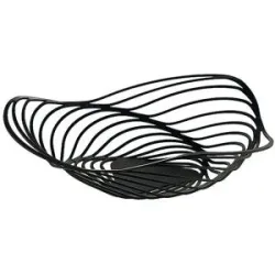 Alessi Korbschale Trinity 26cm schwarz
