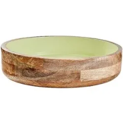 FYNCH-HATTON Holzschüssel 32x8cm SINGA Truffle grün