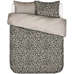 Essenza Satin Bettwäsche 2x  70x90cm / 200x200cm FEDELIA Sand Storm hellbraun