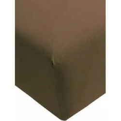 FORMESSE Jersey-Spannleintuch BELLA DONNA  90/190 cm - 100/220cm Trüffel braun