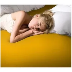 FORMESSE Jersey-Spannleintuch BELLA DONNA 140/200 cm - 160/220 cm Curry gelb baby