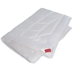 HEFEL Ganzjahresdecke PURE MAIZE 200x200cm (1000g) weiss