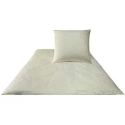 JOOP! Satin Bettwäsche Cornflower 70x90cm / 140x200cm Natur creme baby