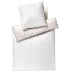 JOOP! Satin Bettwäsche Micro Pattern 70x90cm/140x200cm Creme creme