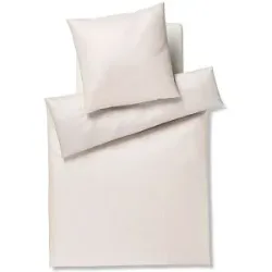 JOOP! Satin Bettwäsche HERRINGBONE 70x90cm/140x220cm Cream beige