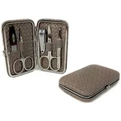 HAMMANN Ledermanikürset (Taupe/ 5 teilig)