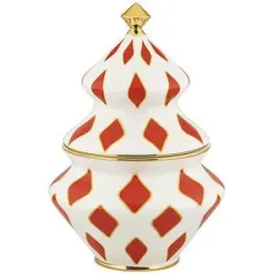 Alessi Weihnachts-Behälter 0,6l DELIGHT rot