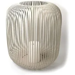 FYNCH-HATTON Laterne LIG Medium 35,5x30cm Elephant Grey hellgrau