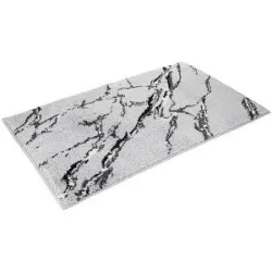 Badteppich VOSSEN MARBLE 60x100cm Light Grey hellgrau