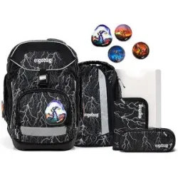 ERGOBAG Schultaschen Set 6tlg. PACK ReflektBär baby
