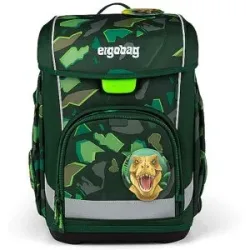 ERGOBAG Schultaschen Set 5-tlg. Cubo Light DinosauriBär