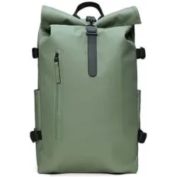 RAINS Rucksack Rolltop Large hellgrün Herren