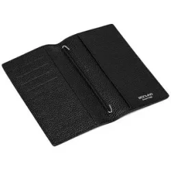 FABRIANO Ledernotizbuch  schwarz baby