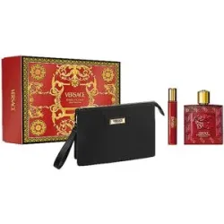 VERSACE Geschenkset - Eros Flame Eau de Parfum Set 100ml / 10ml Herren