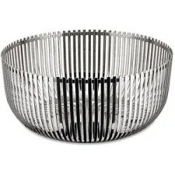Alessi Obstschalle PIERRE CHARPIN 24cm Edelstahl  silber baby