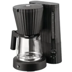 Alessi Filterkaffeemaschine Plisse 1,5l Schwarz schwarz