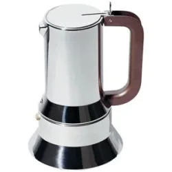 Alessi Espressomaschine 10 Tassen silber