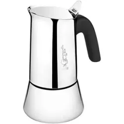 Bialetti Espressokocher Venus 6 Tassen Edelstahl silber baby