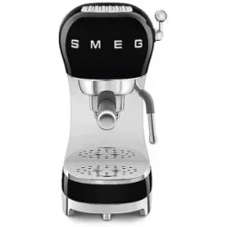 SMEG Espresso-Kaffeemaschine 50s Retro Style Schwarz ECF02BLEU schwarz