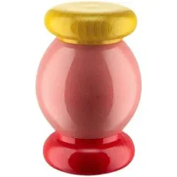 Alessi Salz/Pfeffer Mühle Buchenholz 11cm  bunt