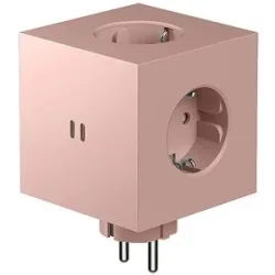 AVOLT Mehrfachsteckdose Square 2 F Old Pink rosa