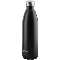 FLSK Isolierflasche - Thermosflasche 1l Black schwarz baby